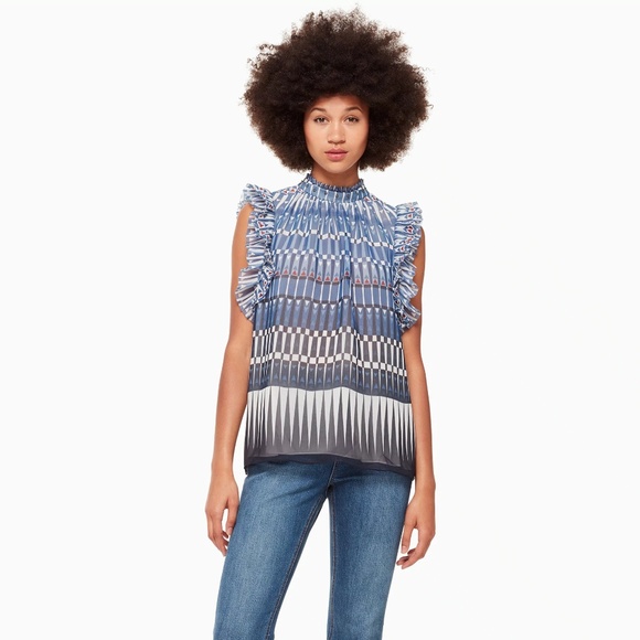 kate spade Tops - Kate Spade Madison Avenue Deco Malene Top Large